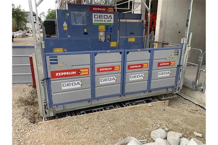 Personenbauaufzug GEDA 2500 Z/ZP SVario