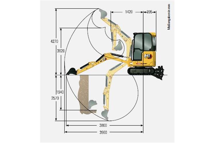 Minibagger CAT 301.8 NG (1,9 t)