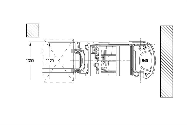 Dieselstapler Jungheinrich DFG435 3,5t