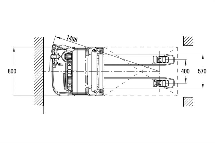 Elektro-Deichselhochhubwagen Jungheinrich EJC216z (1,6t Tragfähigkeit)