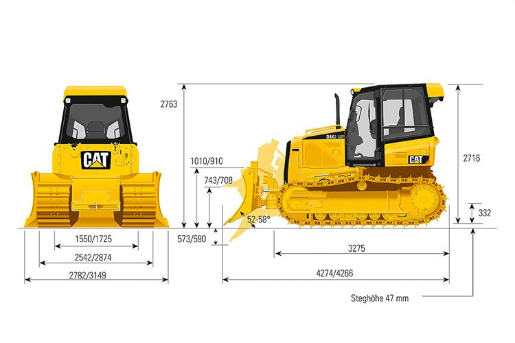 Planierraupe CAT D4 (13,3 t)