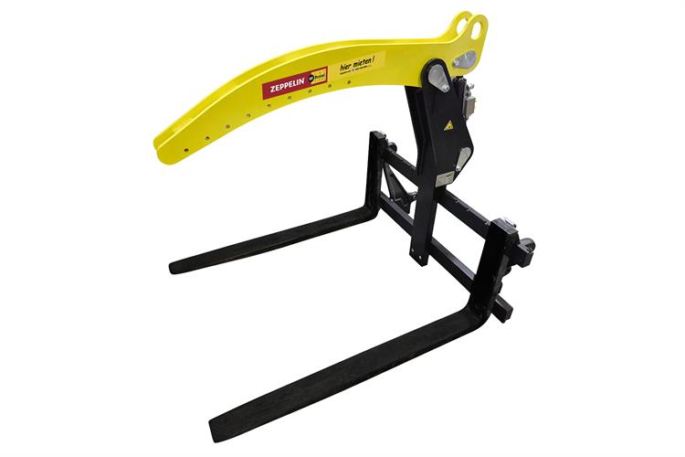 Ladegabel für CAT 908 mit Niederhalter