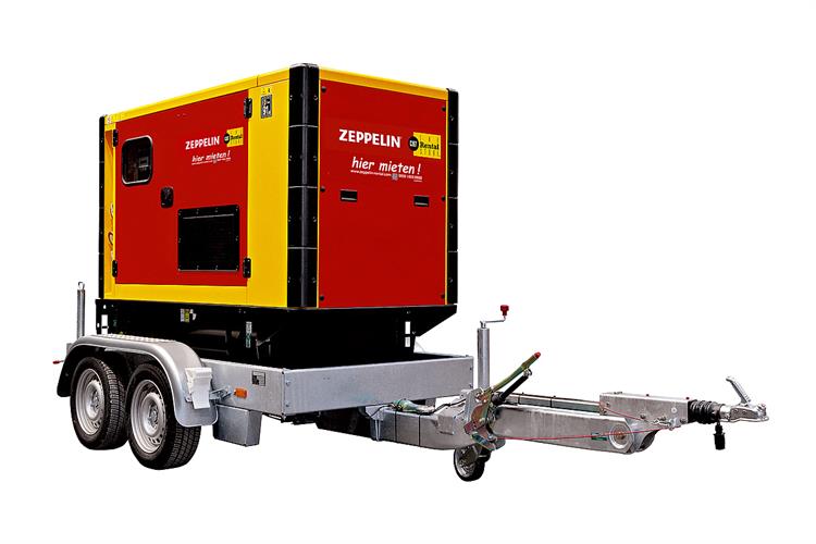 Bis 100 kVA Stromaggregat mieten Zeppelin Rental