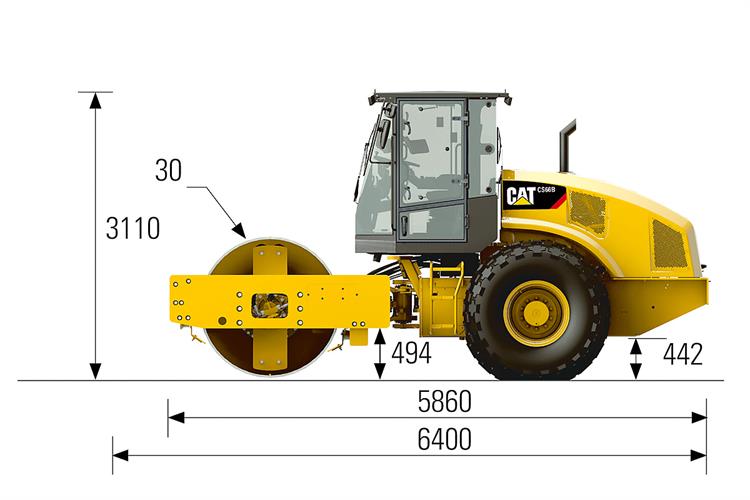 Walzenzug CAT CS 66 B (12,4 t)